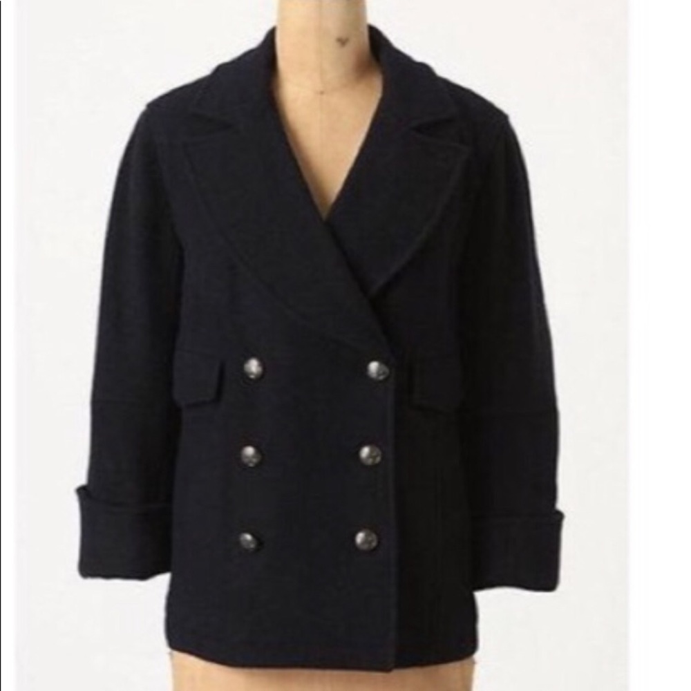 Anthropologie Cartonnier Easton Military Peacoat